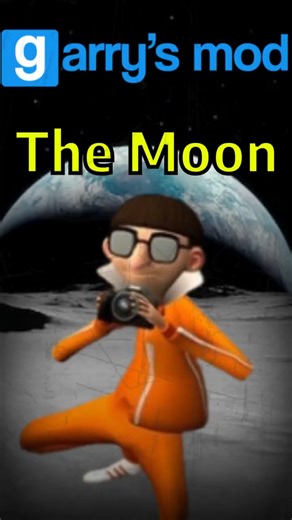 We've reached the moon in Garry's Mod Woohoo! #gmod