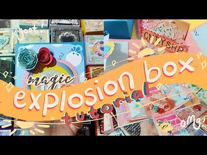 explosion box for beginners | how to make explosion box | handmade explosion box tutorial ✨📦
