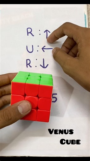 3 x 3 Rubiks cube amazing algorithm ￼😁