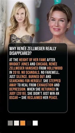 The Silence That Won an Oscar: Why Renée Zellweger Really Disappeared