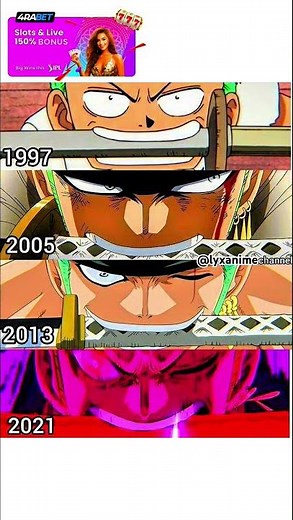 The Incredible Evolution of Zoro: From 1997 to 2021