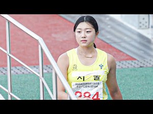 청량미 넘치는 육상선수들 모두 집합! 여고부 4x100 계주 결승