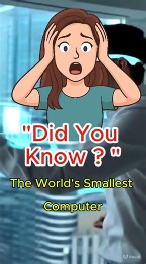 Smallest Computer#DidYouKnow #TechFacts #ScienceShorts #MicroTechnology #Innovation #FutureTech