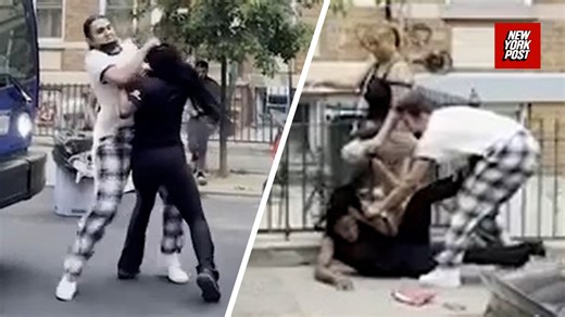 Watch the moment a Queens women is violently attacked in parking spot brawl