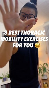 BEST Thoracic Mobility Exercises Stiffness and poor posture from prolonged sitting and driving can cause discomfort and pain in the neck, shoulders, and lower back. Improve your thoracic spine mobility with these exercises to alleviate pain and discomfort. 💚 Save, practice, and share with your loved ones! Sharing is loving! 🌟JOIN MY ONLINE GROUP CLASSES “Yoga With DJ” (NYC TIME - EST) 1. 30 min Daily Yoga Class - $30 PER MONTH (10AM FOR BEGINNERS and 7PM FOR INTERMEDIATE & ABOVE) 2. 60 min Int