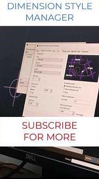 Custom Arrowhead Settings in AutoCAD 2026 | Dimension Style Manager #AutoCAD2026 #AutoCADTips