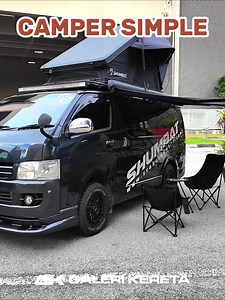 165K views · 2.2K reactions | Setup camper yang simple.. hiace shumbat | Galeri Kereta | Facebook