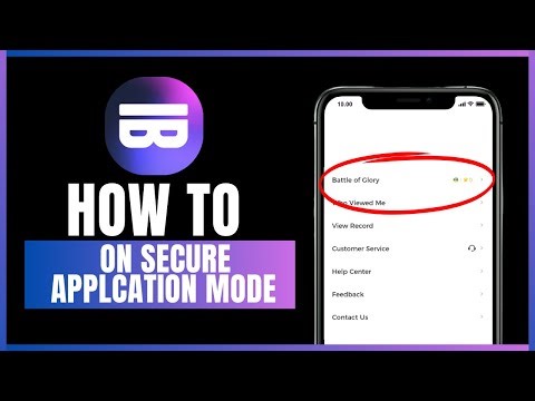 How to turn on secure application mode in InBrowser