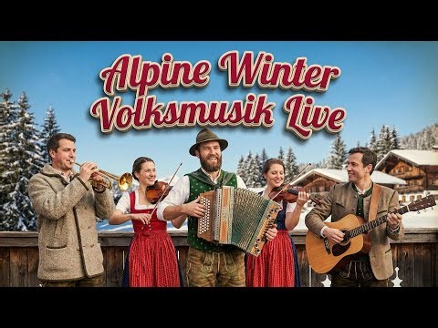 🎻 Alpine Winter Volksmusik Live — Traditional German Folk & Schlager