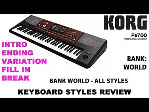 KORG PA700 STYLE - WORLD - ALL STYLES