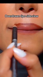 12K views · 1.5K reactions | Overdrawn Lips Side View #liptutorial #lips #tutorial #makeup #lipcolor #brown #lipstick #makeupartist | Houseofsayi | Facebook