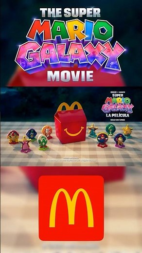 Mario Galaxy McDonald's commercial! #supermariogalaxymovie #mcdonalds