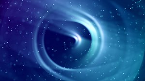 Space Particles Planet Free Stock Video