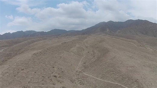 The Mysterious 'Band Of Holes' Geoglyph Near Paracas In Peru