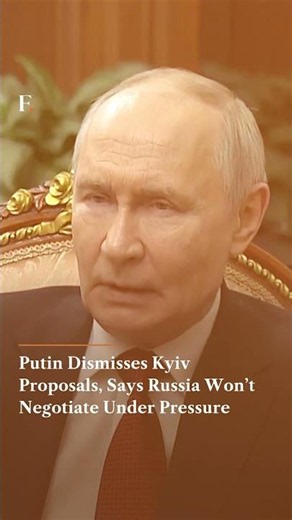 Putin Dismisses Kyiv Proposals, Says Russia Won’t Negotiate Under Pressure | Firstpost News | N18G