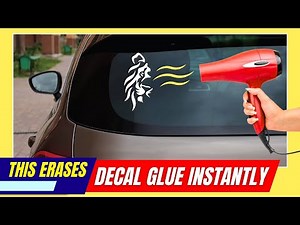 How to Remove Car Decals FAST Without Damaging Paint 🚗💦