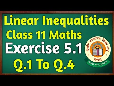 Class 11 Maths Chapter 5 ( Linear Inequalities ) Exercise 5.1 Solutions | Ex 5.1 Class 11 Maths