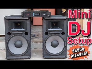 Mini DJ Setup For Home Party, Gym, Club, School, High Bass Punch Setup