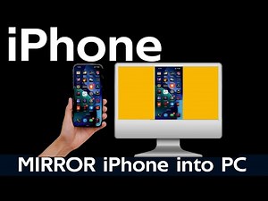 How to Mirror iPhone into your PC Windows Desk Top