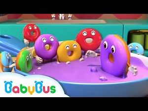 Learn Colors with Donuts | Numbers Song | Kids Kitchen | Nursery Rhymes | Baby Songs | BabyBus - Videos For Kids