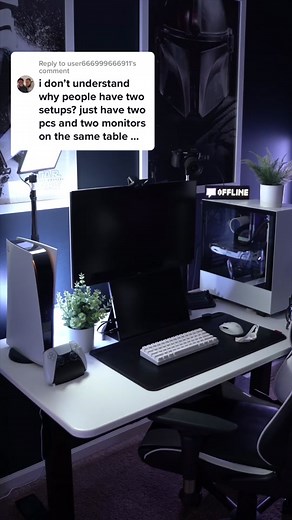 Why Two Setups? Exploring the Benefits of a Dual Desk and Gaming Setup