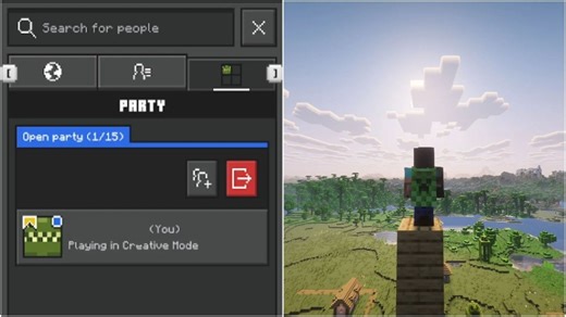 How to Use the Party System in Minecraft Bedrock Edition