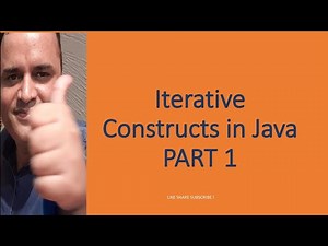 Iterative Constructs In Java part 1 | loop | for while do.. while