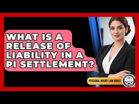 What Is A Release Of Liability In A PI Settlement? - Personal Injury Law Gurus