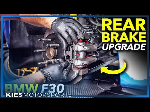 How to UPGRADE your REAR F30 BMW Brakes! Slotted Rotors and Ceramic Brake Pads! Stoptech and EBC