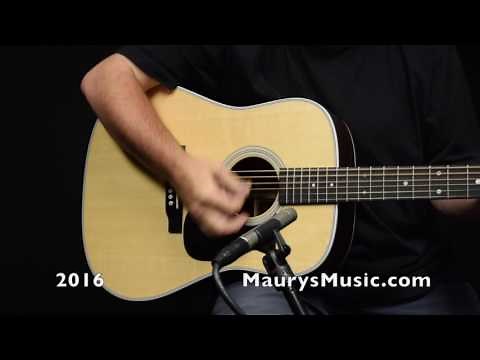 Martin D-28 2016 vs 2017 at MaurysMusic.com