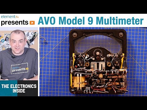 AVO Model 9 Vintage Multimeter Teardown - The Electronics Inside