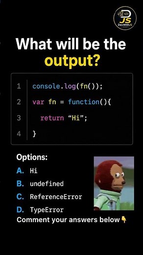 Hoisting 🤯 | JavaScript Quiz #interview #coding #javascript #programming