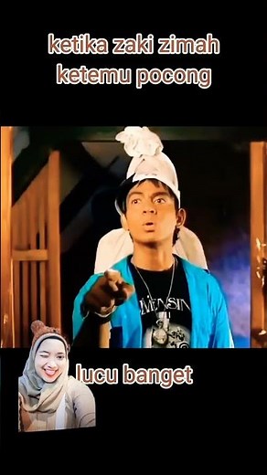 KOCAK 🤣🤣🤣 Kalo udah zaky zimah yang main film #funny #pocong #comedy #memes #shorts