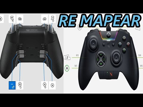 como re mapear configurar nuevos botones del control xbox elite series 2 y razer wolverine ultimate