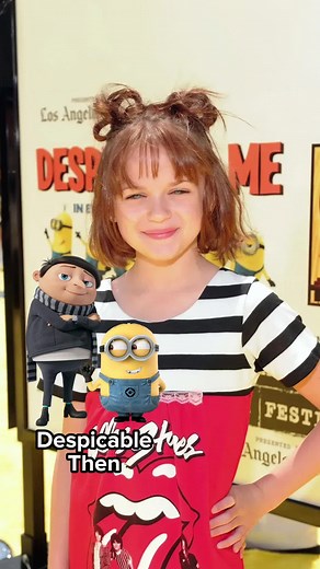 Despicable then, despicable now. Show us what you got. Get tickets for #DM4 in theaters Wednesday. #despicablemethenandnow #joeyking #thenvsnow #capcut