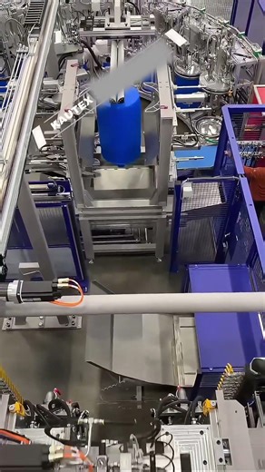 220L chemical L ring drum #automatedproductionline #factoryfootage #manufacturing