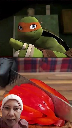 Mikey's hot sauce pizza from TMNT 2012 🍕