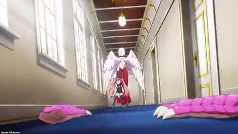 Freya Sits on Couch. Freya Intimidates Milim. Freya Drags Milim Away. tensura 76
