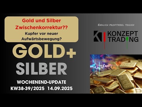 GOLD+SILBER Wochenupdate KW39▶️Gold und Silber vor Zwischenkorrektur?▶️ Analyse Kupferminer ETF COPX