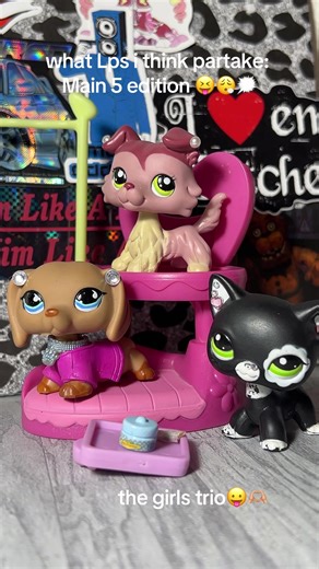 what lps i think partake: main 5 edition 😝😝🎀🤞🏼🗯️ hehe this was so fun to make what type r you??😛🙌🏼🗯️ im def tha crib is tha spot fasho😼🤞🏼🗯️ #lps #lpscommunity #lpstiktok #littlestpetshop #lpscollection