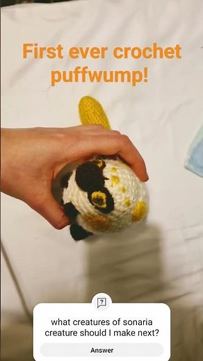 crochet puffwump from creatures of sonaria