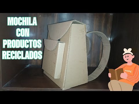 ¡Crea tu Propia MOCHILA con Cajas de Cartón Reciclado! 📦👜✨ | Tutorial Paso a Paso