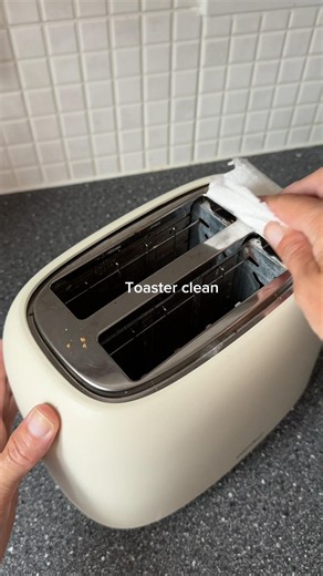 Take this as your sign to clean your toaster 😄 #cleantok #asmrcleaning #satisfying #asmr