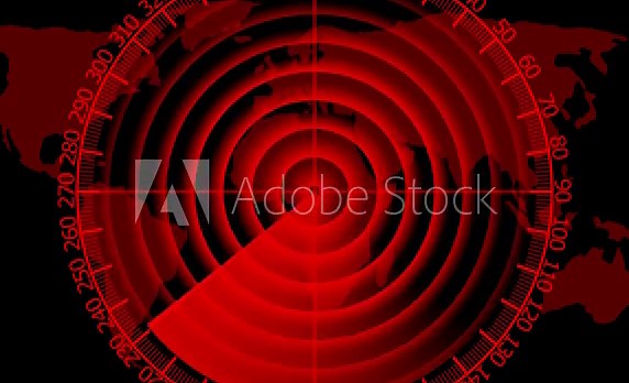 Radar screen animation, moving radar HUD call animated. Sonar tactical readout of an incoming object. Scanning Submarine Radar Screen With World Map, futuristic user interface computer system .4k