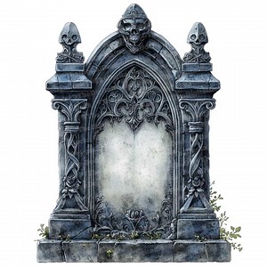 12 Gothic Tombstone Clipart, Watercolor Graveyard Clipart, Printable Watercolor Clipart,paper Crafts,wall Art,digital Download,junk Journals - Etsy