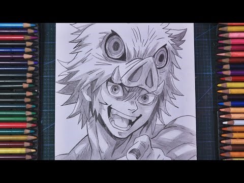 How To Draw INOSUKE HASHIBIRA || Demon Slayer || Anime Drawing Step By Step