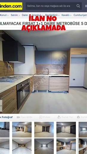 The Cheapest 1+1 Apartment in Beylikdüzü, Istanbul, 1,080,000 TL | Sahibinden.com Listing Review