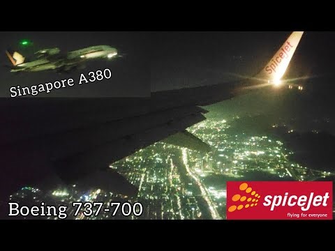 SpiceJet Boeing 737 landing at Mumbai International Airport| 10,000 ft to Touchdown