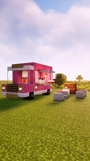 Minecraft Ice Cream Truck Build Tutorial