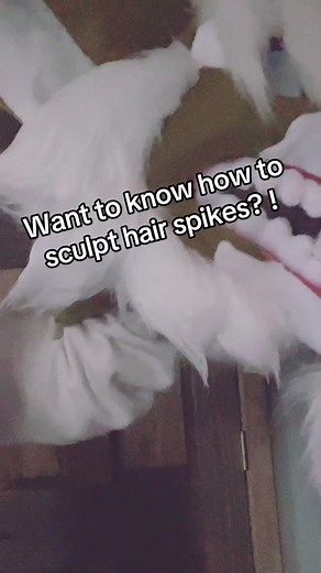 How to create hair spikes using hairspray! Only add little layers so it's not stiff and yucky! #howto #hairspray #diyy #tutorial #hairsclupt #furry #furryart #furryoc #furryfandom #fursona #oc #fursonaart #furries #art #anthro #furryartist